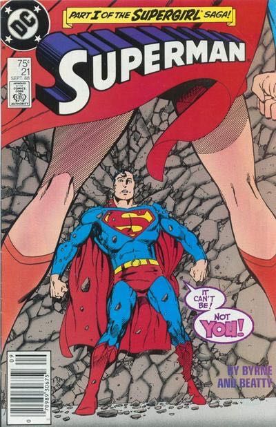 Superman, Vol. 2 #21B (Newsstand Edition) Cover