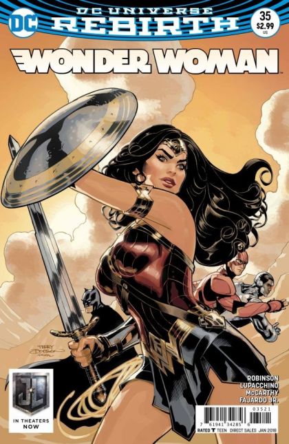 Wonder Woman, Vol. 5 #35B (Terry Dodson Justice League Movie Variant) Cover