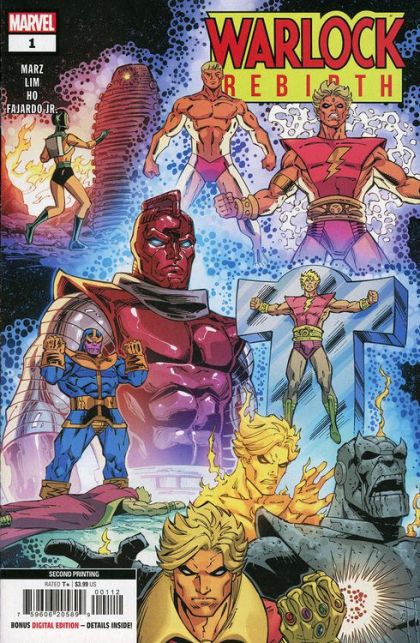 Warlock: Rebirth #1J (2nd Printing Ron Lim) Cover