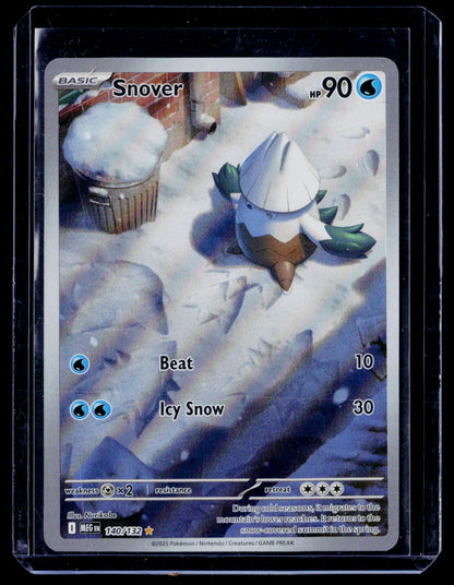 Snover Holo Illustration Rare ME01: Mega Evolution 140/132 NM