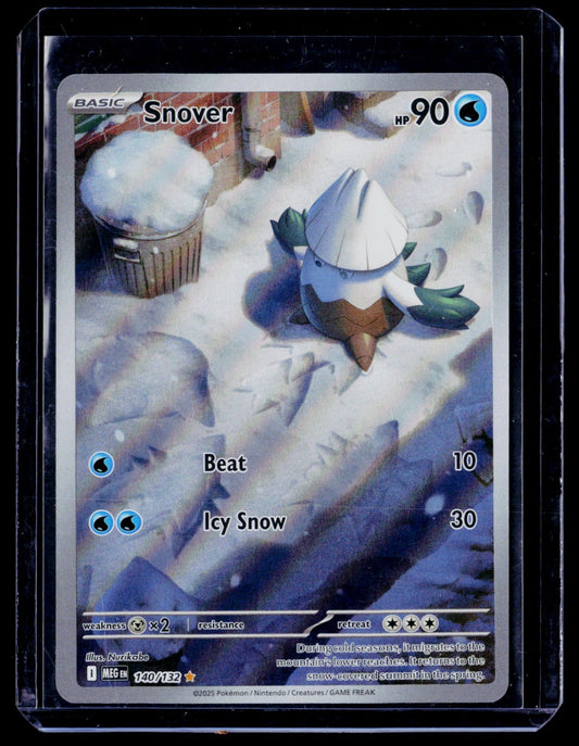Snover Holo Illustration Rare ME01: Mega Evolution 140/132 NM