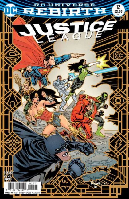 Justice League, Vol. 2 #12B (Yanick Paquette Variant Cover) Cover