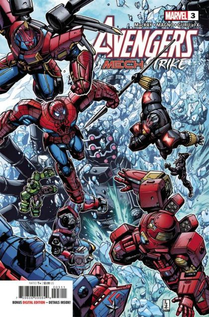 Avengers: Mech Strike #3A (Regular Kei Zama Cover) Cover