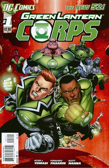 Green Lantern Corps, Vol. 2 #1C (2nd Printing Doug Mahnke) Cover