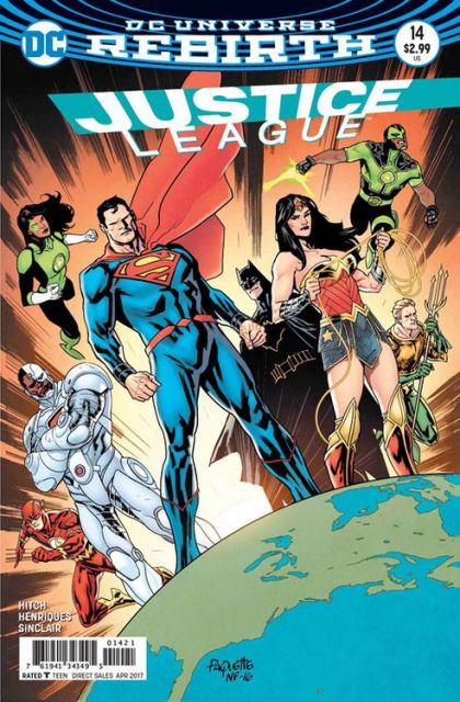 Justice League, Vol. 2 #14B (Yanick Paquette Variant Cover) Cover