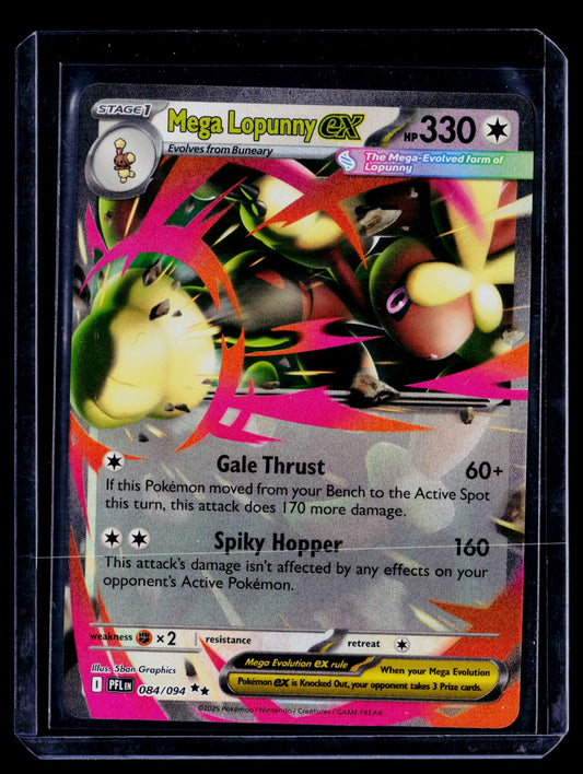 Mega Lopunny ex Holo Double Rare ME02: Phantasmal Flames 084/094 NM