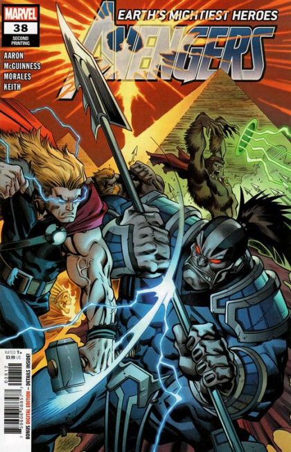 The Avengers, Vol. 8 #38D (2nd Printing Ed McGuinness) Cover