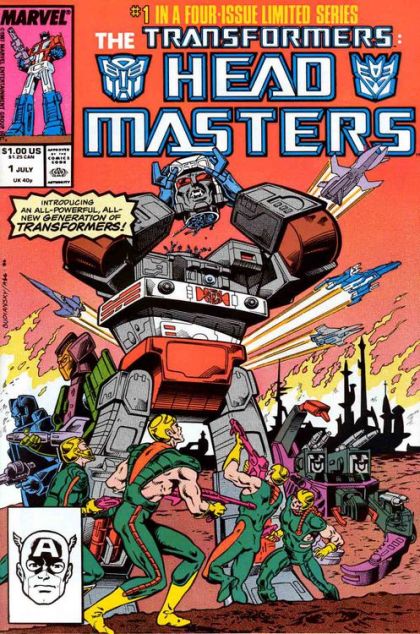 Transformers: Headmasters #1A (Direct Edition) Cover