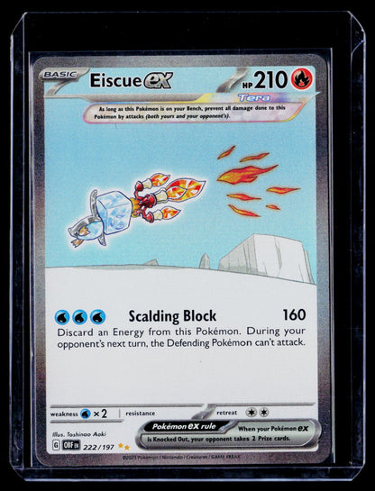 Eiscue ex 222 197 Holo Special Illustration Rare: Obsidian Flames 222/197