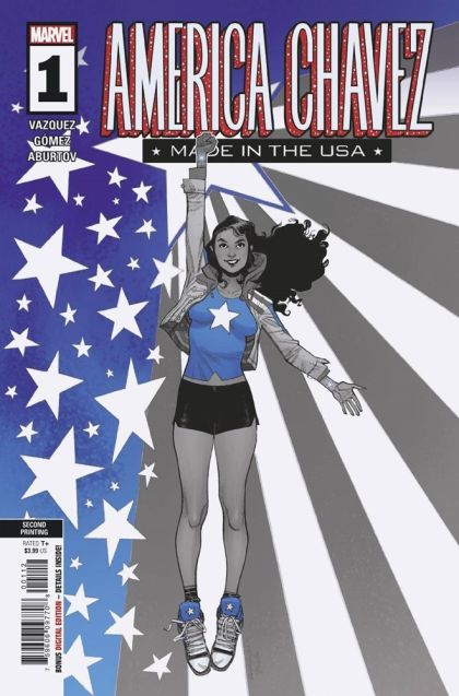 America Chavez: Made in the USA #1E (2nd Printing Sara Pichelli) Cover