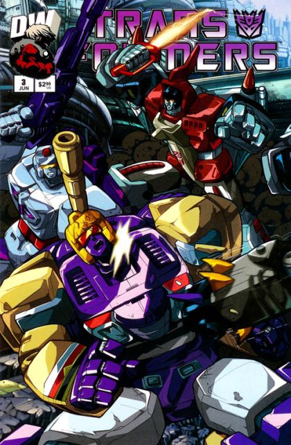 Transformers Generation 1, Vol. 2 #3B (Decepticon) Cover