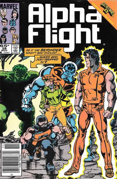 Alpha Flight, Vol. 1 #28B (Newsstand Edition) Cover