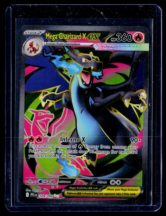ME02: Phantasmal Flames #109/094 Mega Charizard X ex
