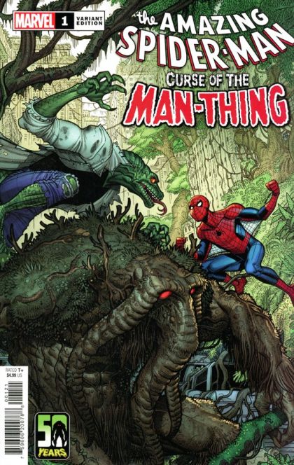 The Amazing Spider-Man: Curse of the Man-Thing #1B (Nick Bradshaw Variant) Cover