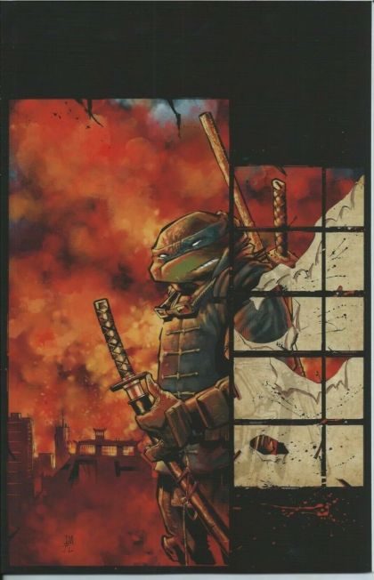 Teenage Mutant Ninja Turtles: The Last Ronin #1BR (Justin Mason Exclusive Red Variant) Cover