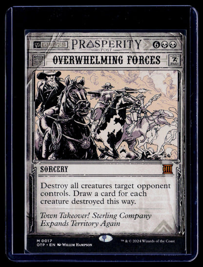 Overwhelming Forces M Outlaws of Thunder Junction: Breaking News 17 NM