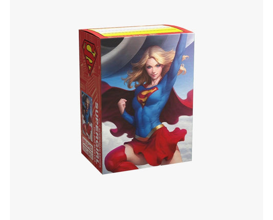 Dragon Shield Brushed Art Sleeves - Supergirl (Superman Series) (100-Pack) - Dragon Shield Card Sleeves