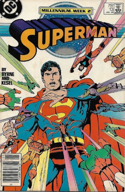 Superman, Vol. 2 #13B (Newsstand Edition) Cover