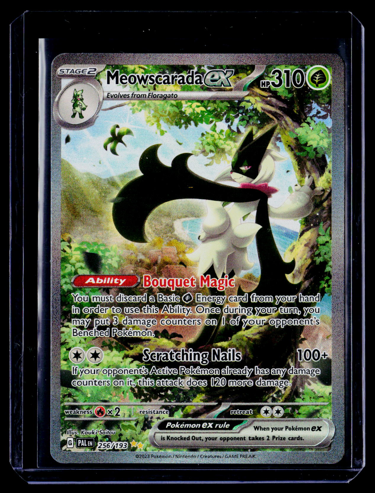 SV02: Paldea Evolved #256/193 Meowscarada ex