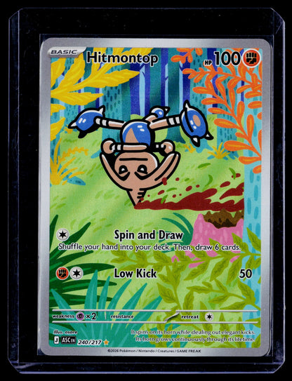 Hitmontop Holo Illustration Rare ME: Ascended Heroes 240/217 NM