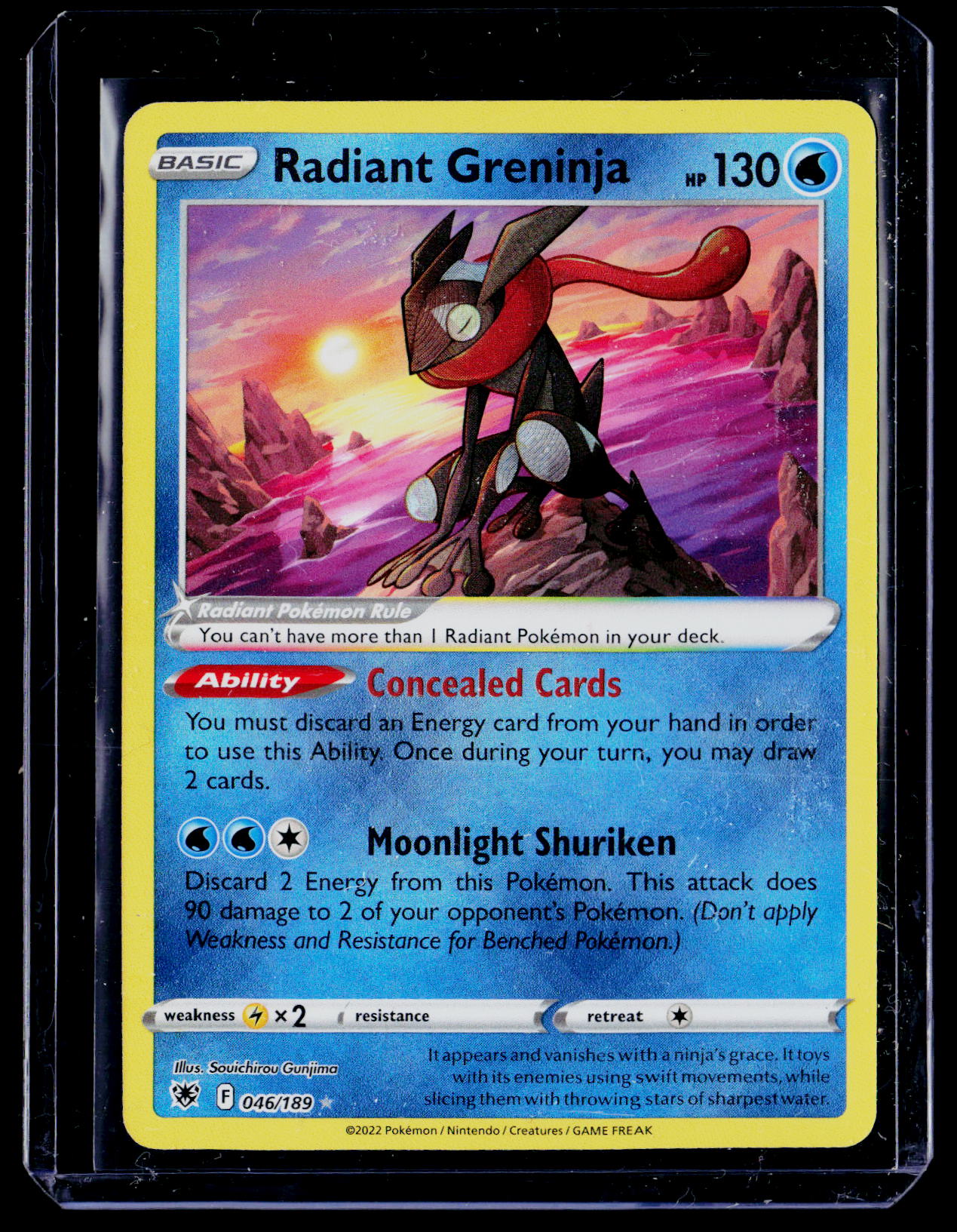 SWSH10: Astral Radiance #046/189 Radiant Greninja