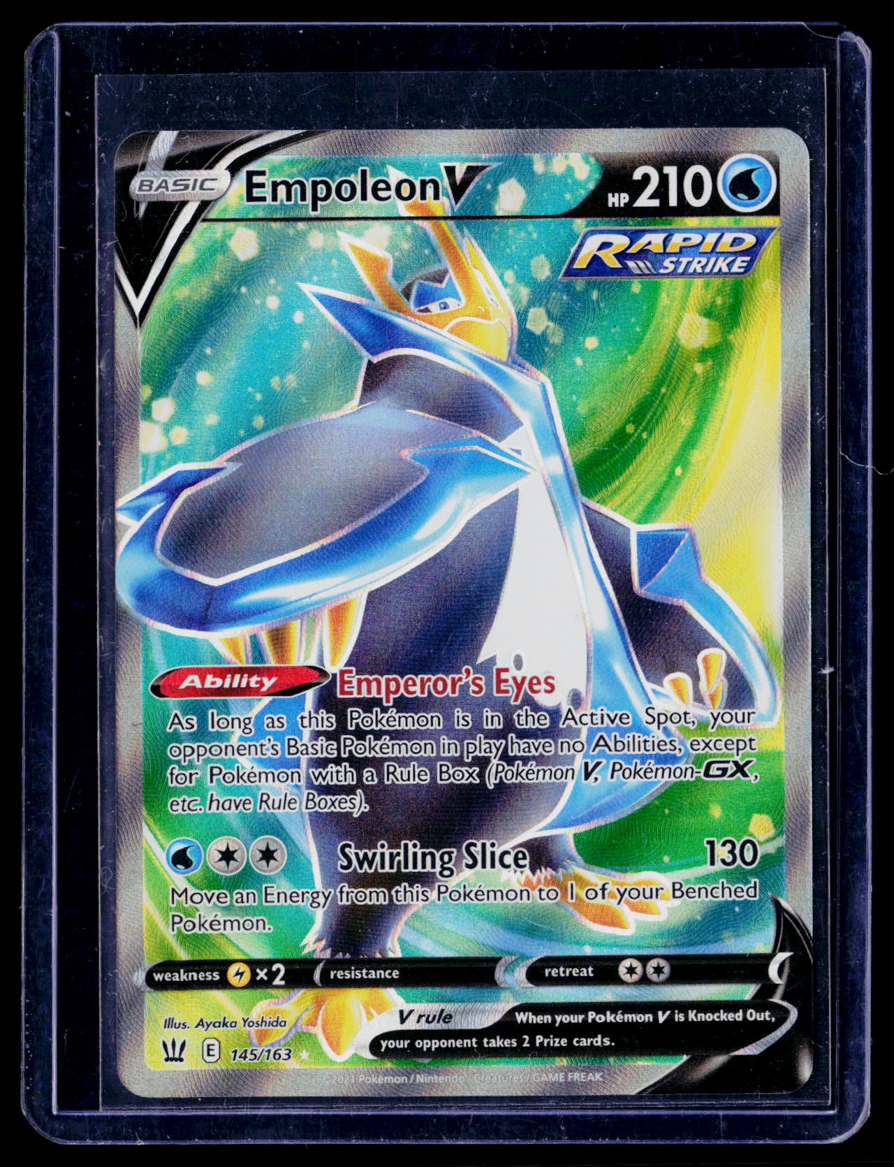 SWSH05: Battle Styles #145/163 Empoleon V (Full Art)