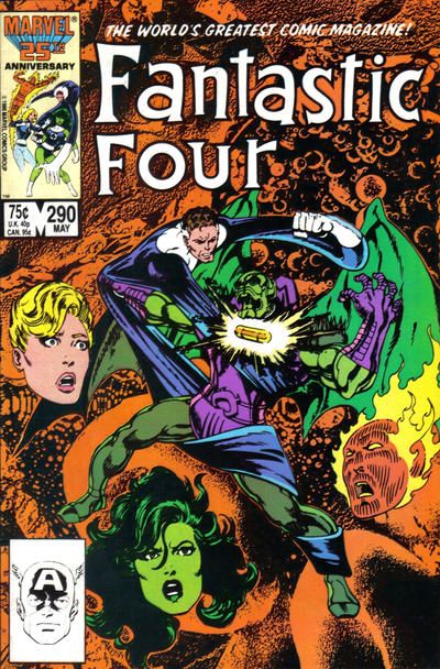 Fantastic Four, Vol. 1 #290A (Direct Edition) Cover
