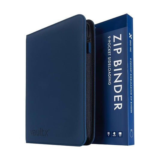 VaultX: 9 Pocket Blue Binder