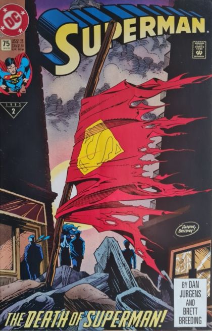 Superman, Vol. 2 #75A (Direct Edition) Cover