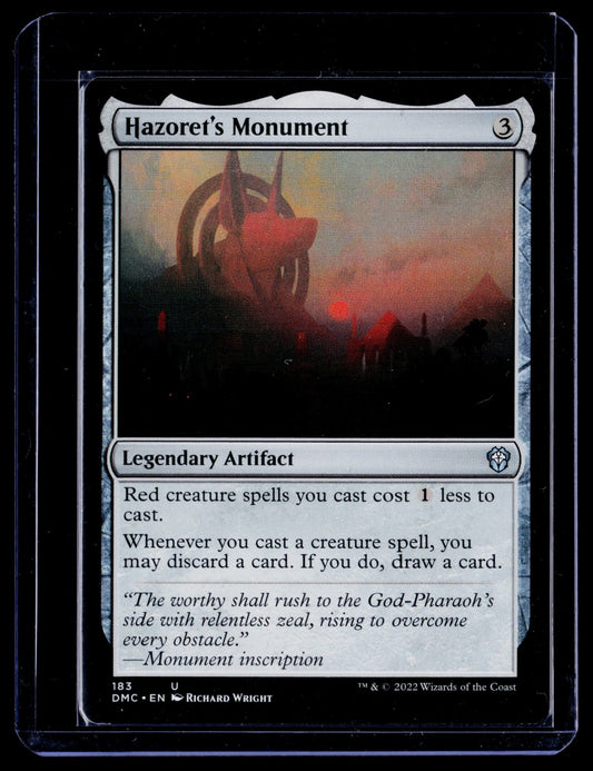 Hazoret's Monument U Commander: Dominaria United 183 NM