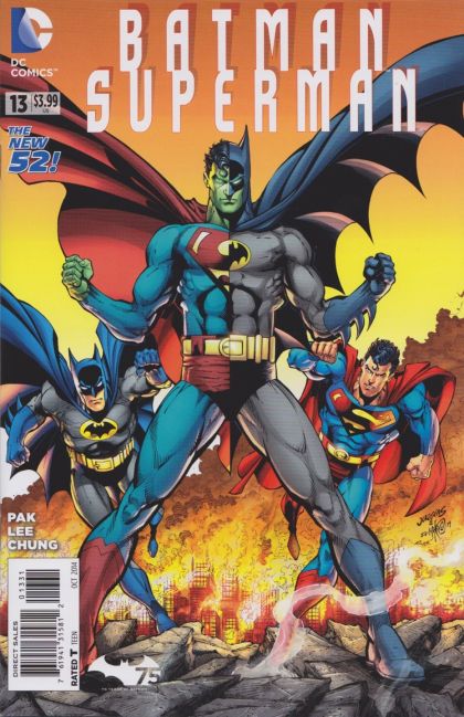 Batman / Superman, Vol. 1 #13C (Batman 75th Anniversary Cover - Dan Jurgens) Cover
