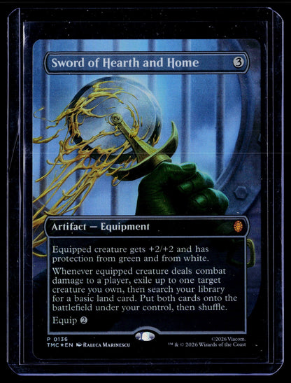 Sword of Hearth and Home (Borderless) Foil Teenage Mutant Ninja Turtles 136 NM