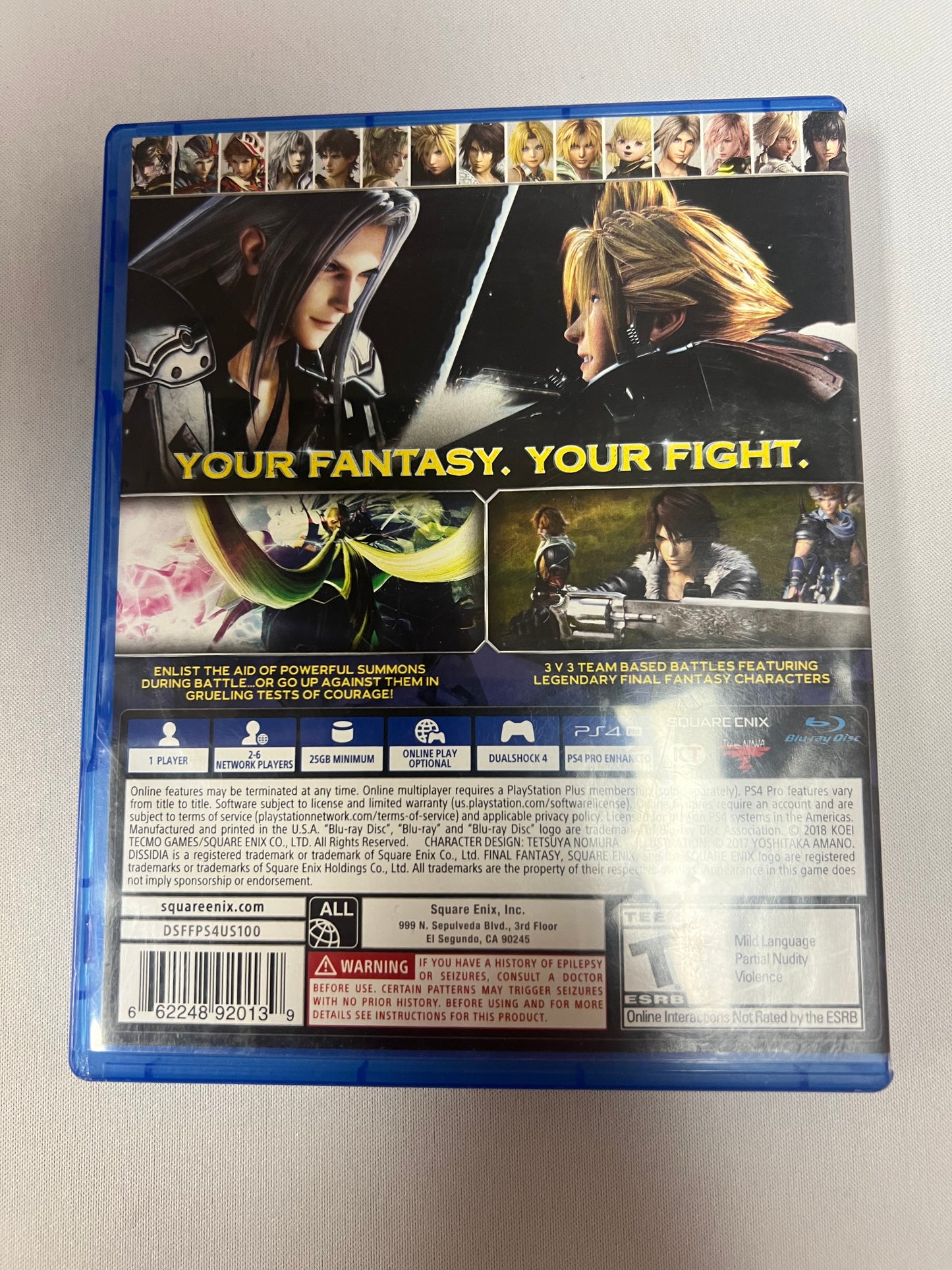 Playstation 4: Dissidia NT