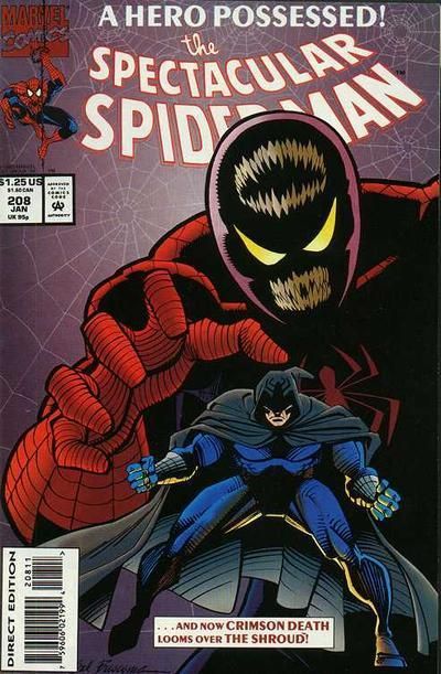 The Spectacular Spider-Man, Vol. 1 #208A (Direct Edition) Cover