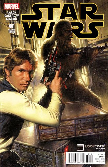 Star Wars, Vol. 2 (Marvel) #1BE (Gabriele Dell'Otto Loot Crate Exclusive Variant) Cover