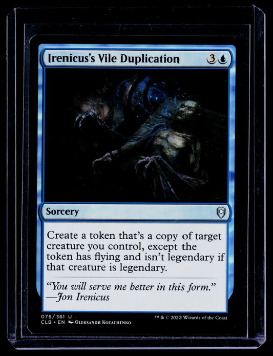 Commander Legends: Battle for Baldur's Gate #78 Irenicus's Vile Duplication