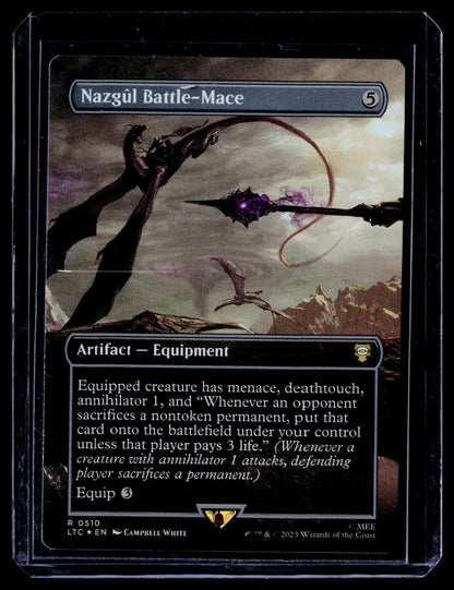 Commander: The Lord of#554 Nazgul Battle-Mace (Borderless) (Surge Foil)