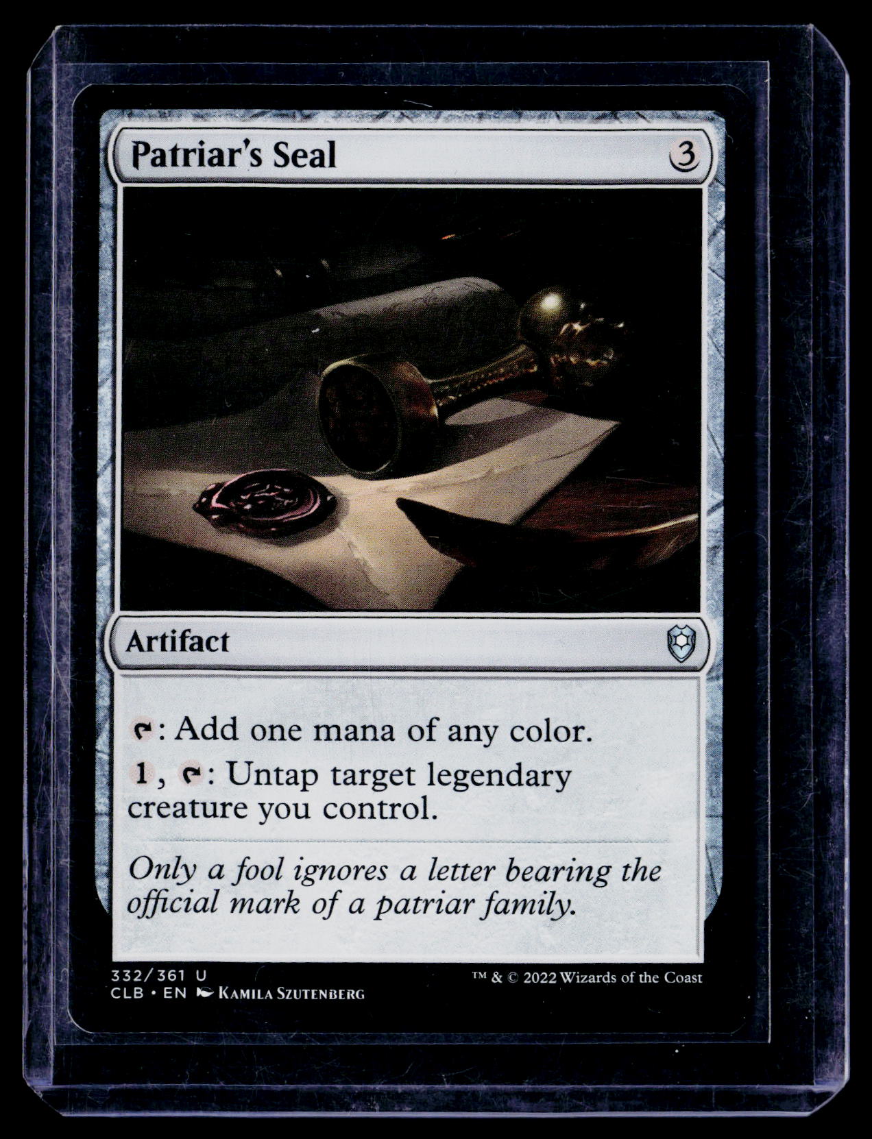 Commander Legends: Battle for Baldur's Gate #332 Patriar's Seal