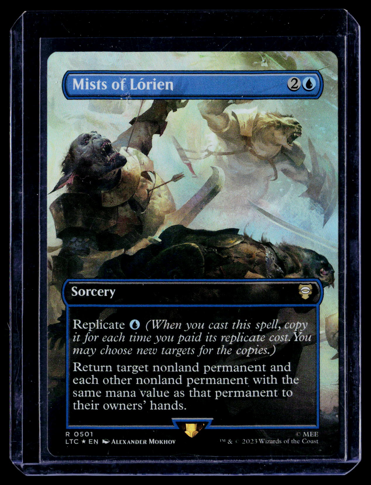 Commander: The#545 Mists of Lorien (Borderless) (Surge Foil)