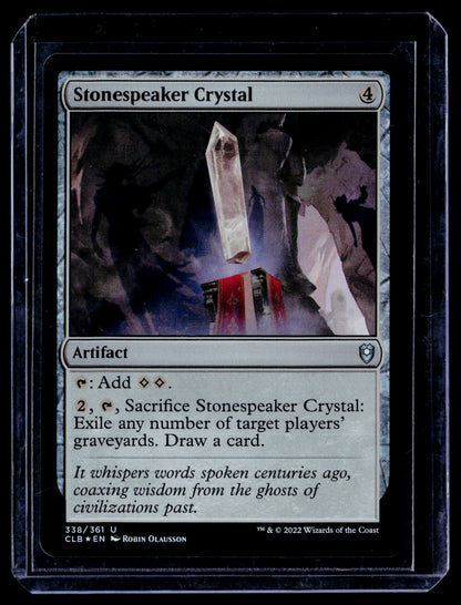 Commander Legends: Battle for Baldur's Gate #338 Stonespeaker Crystal