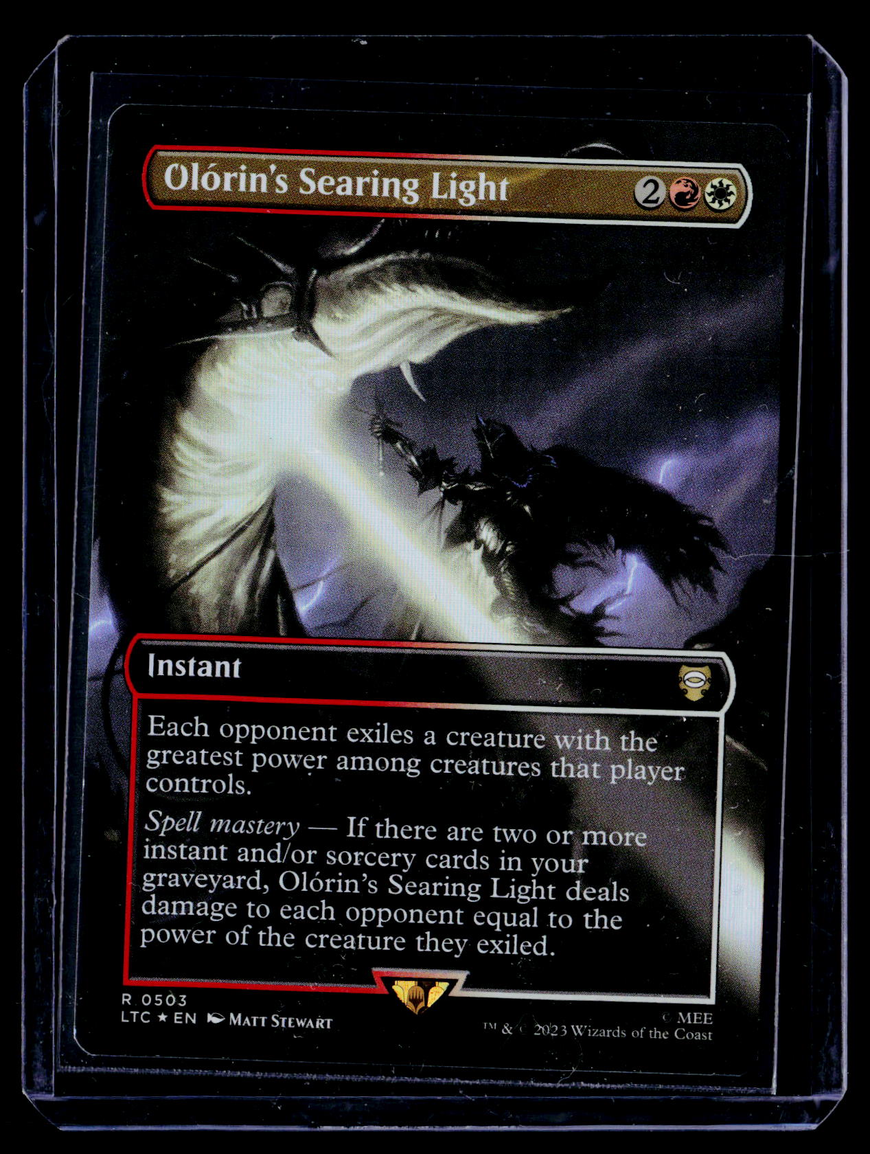 Tales of Middle Olorin's Searing Light (Borderless) (Surge Foil)