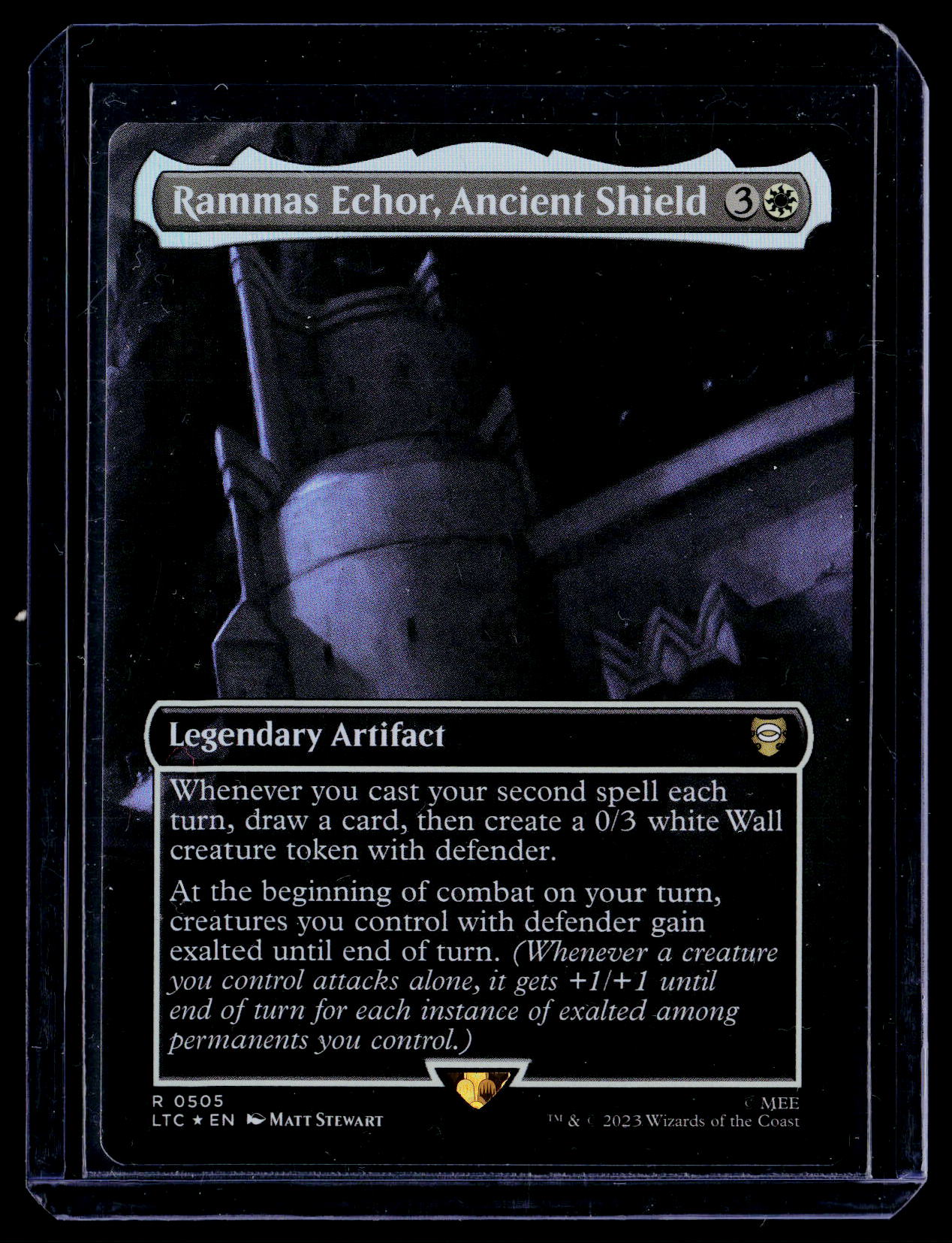 #549 Rammas Echor, Ancient Shield (Borderless) (Surge Foil)