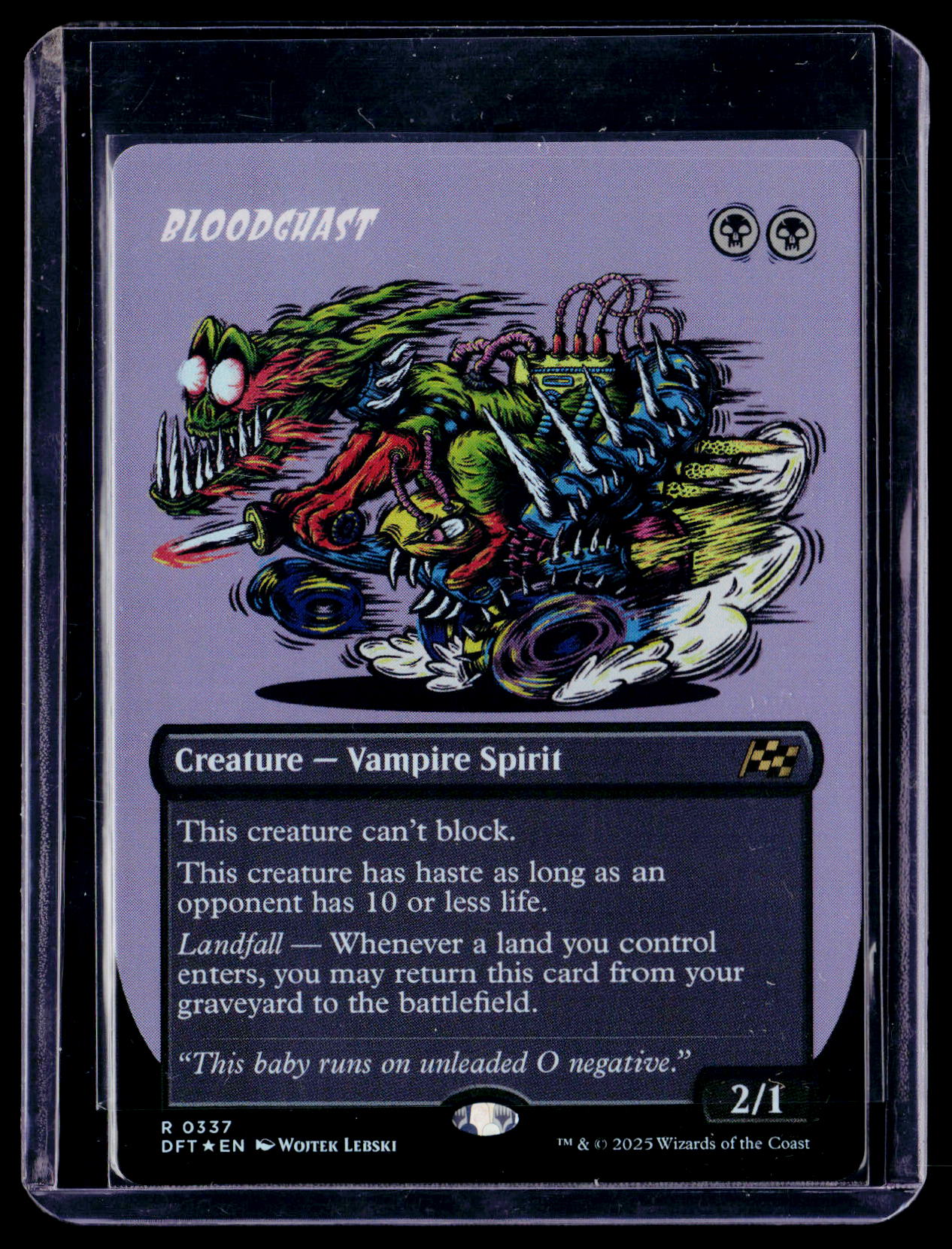 Aetherdrift #337 Bloodghast (Borderless)