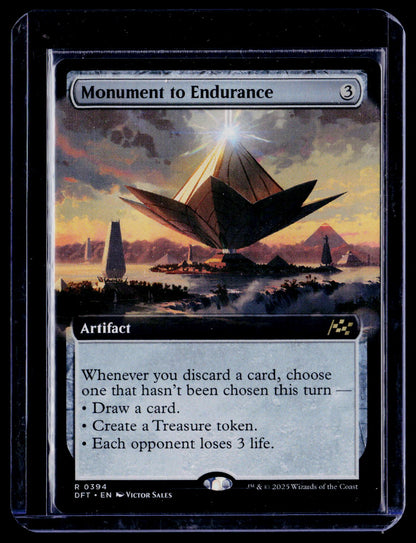 Aetherdrift #394 Monument to Endurance (Extended Art)