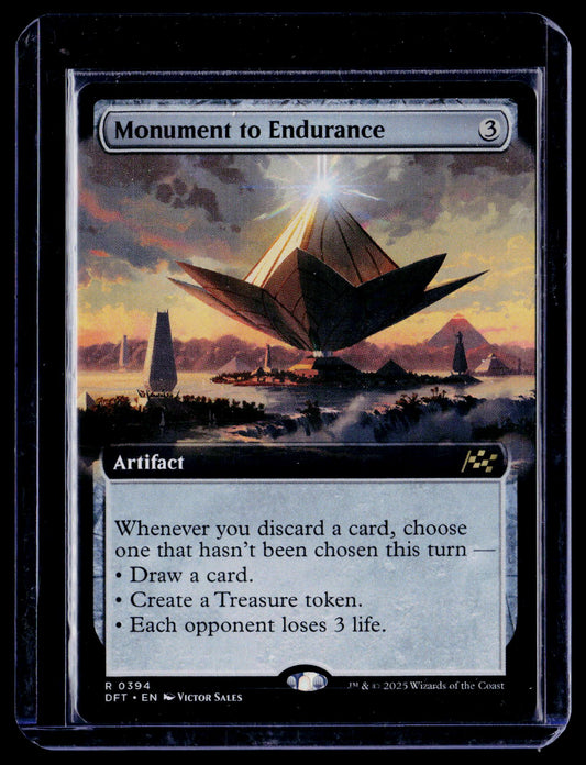 Aetherdrift #394 Monument to Endurance (Extended Art)