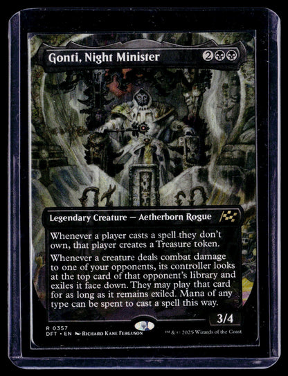 Aetherdrift #357 Gonti, Night Minister (Borderless)