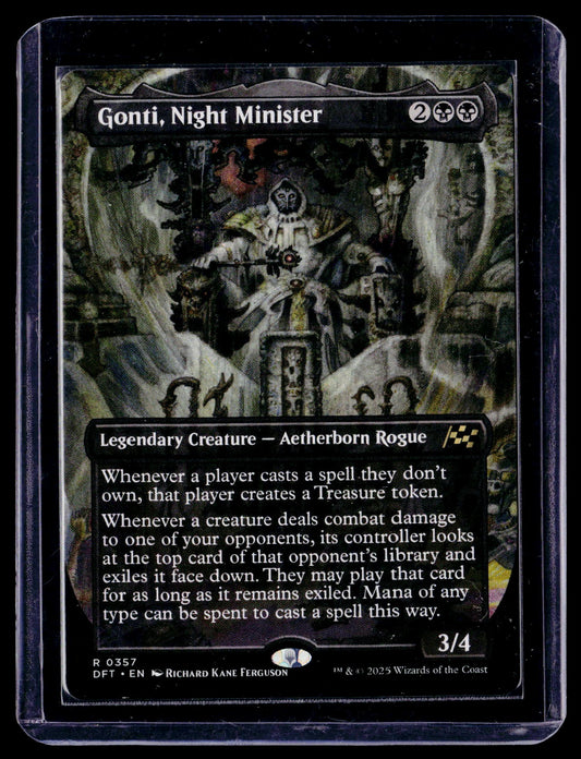 Aetherdrift #357 Gonti, Night Minister (Borderless)