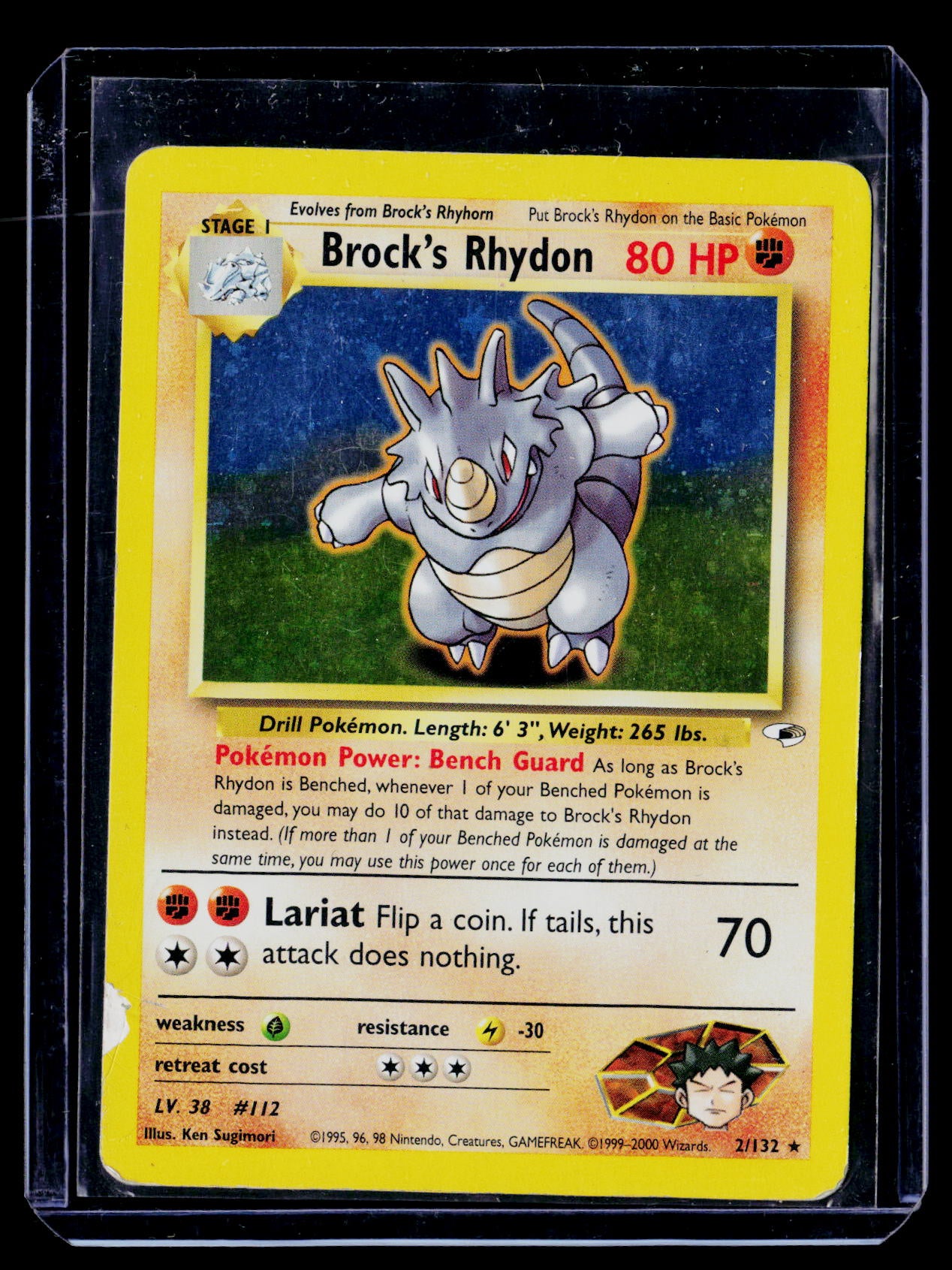 Gym Heroes #002/132 Brock's Rhydon