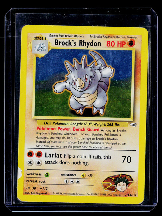Gym Heroes #002/132 Brock's Rhydon