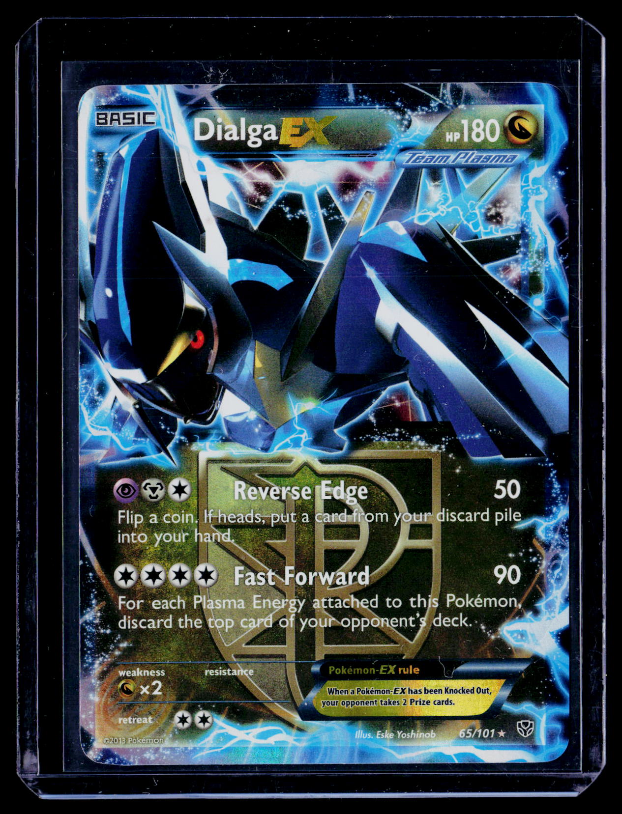 Plasma Blast #65/101 Dialga EX (Team Plasma)